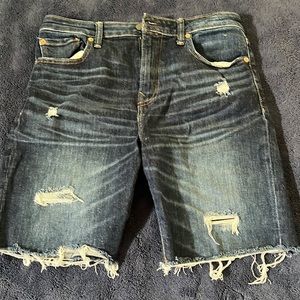 American Eagle Ripped Jean Shorts